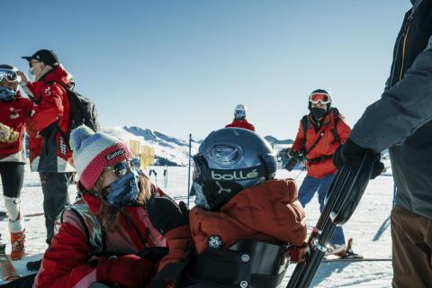 Accessible skiing for children